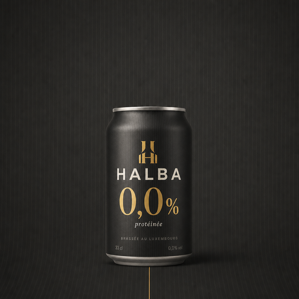 Halba packshot — canette